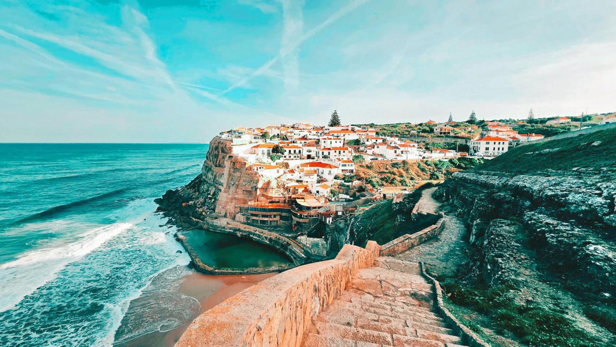 Um Lugar Ao Sol Beach House Azenhas Do Mar Sintra Exterior foto